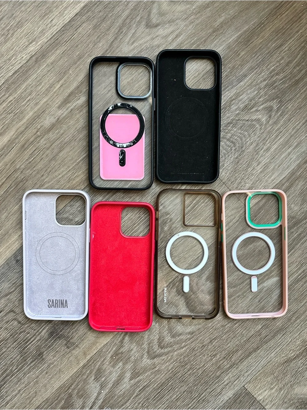 Lot of‎ 6 iPhone 14 Pro Max Phone Cases MagSafe Silicone Clear Protective Covers